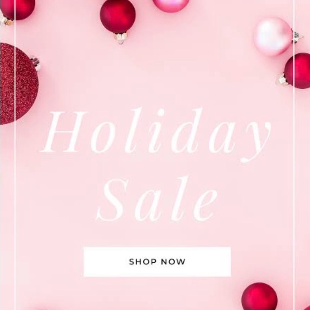 HOLIDAY SALE! Limited Time!